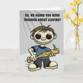 Verlassend US-Grußkarte Karte (Gelbe Blume)