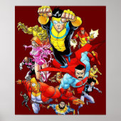 Verlassend Zuhause unbesiegbar Poster (Vorne)