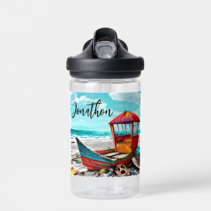 Verlassene alte Boot Personalisiert Trinkflasche