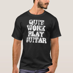 VERLASSENE ARBEITS-SPIEL-GITARRE T-Shirt