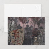 Verlassene Collage Postkarte (Vorne/Hinten)