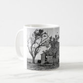 Verlassene Farm auf Kaffeetasse (Vorderseite Links)