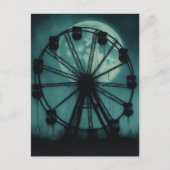 Verlassene Ferris-Riesenrad Postkarte (Vorderseite)