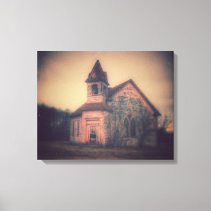 Verlassene Kirche Leinwanddruck