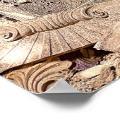 Verlassene Kirche Poster (Ecke)