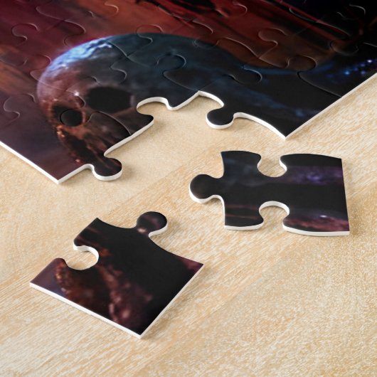 Verlassene Kirmesmitte Puzzle (Seite)