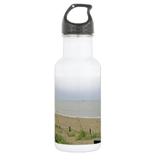 Verlassene Küstengegend Trinkflasche