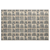 Verlassene Puppenhäuser Stoff (Fat Quarter (45,7 x 55,9 cm))