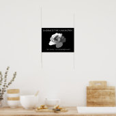 Verlassene Rose Gothic Poster - Umarme das Unbekan (Küche)