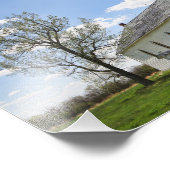 Verlassene Saskatchewan-Kirche Fotodruck (Ecke)