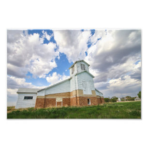Verlassene Saskatchewan-Kirche Fotodruck