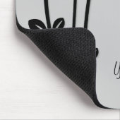 Verlassene schwarze Zweige Mousepad (Ecke)