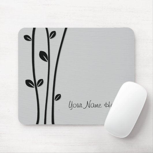 Verlassene schwarze Zweige Mousepad (Mit Mouse)