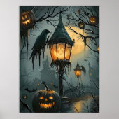 Verlassene Senke – Halloween Nacht Poster (Vorne)