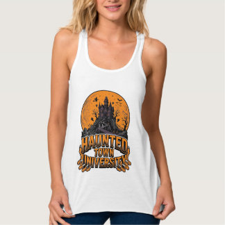 Verlassene Stadt Universität Vintage Halloween-Shi Tank Top