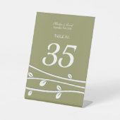 Verlassene weiße Zweige Sockelschild (Vorderseite)