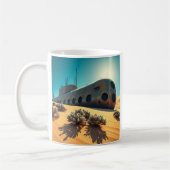 Verlassene Wüste Kaffeetasse (Links)