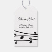 Verlassene Zweige Hochzeit Vielen Dank Geschenkanhänger (Vorderseite)