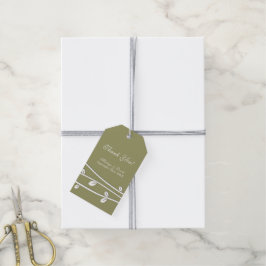 Verlassene Zweige Hochzeit Vielen Dank Geschenkanhänger