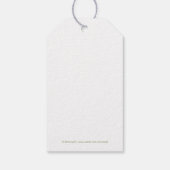 Verlassene Zweige Hochzeit Vielen Dank Geschenkanhänger (Rückseite)