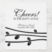 Verlassene Zweige Weinetikett (Einzelnes Label)