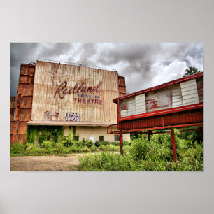 Verlassener Antrieb im Kino Poster