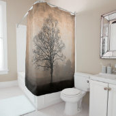 Verlassener Baum-Duschvorhang Duschvorhang (Beispiel)