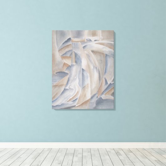 Verlassener Damm Leinwanddruck (Insitu (Holzboden))