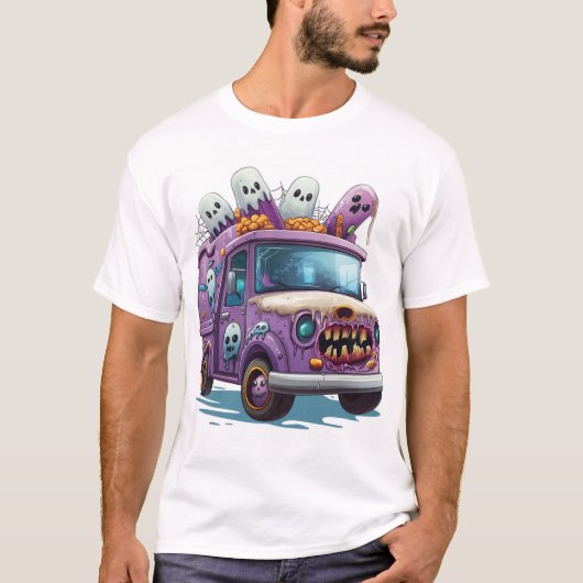 Verlassener Eiscreme-Wagen T-Shirt (Vorderseite)