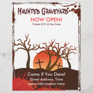 Verlassener Friedhof Flyer