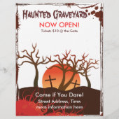 Verlassener Friedhof Flyer (Hinten)