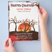 Verlassener Friedhof Flyer (Hand)