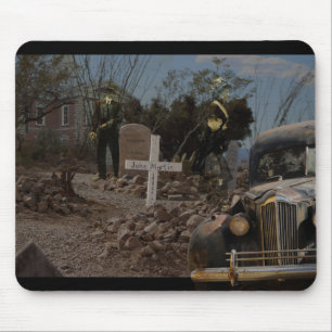Verlassener Friedhof in Tombstone Mousepad