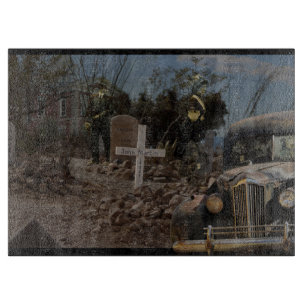 Verlassener Friedhof in Tombstone Schneidebrett