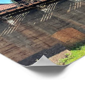 Verlassener Hochofen Poster (Ecke)
