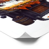 Verlassener Hot-Dog-Stand Poster (Ecke)