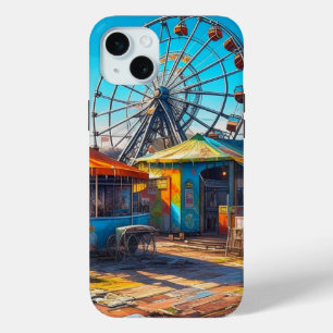 Verlassener Jahrmarkt Leere Riesenrad und Fahrgesc Case-Mate iPhone Hülle