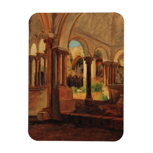 Verlassener Klosterhof Magnet (Vertikal)