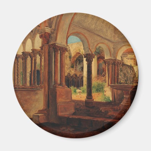 Verlassener Klosterhof Magnet (Vorne)