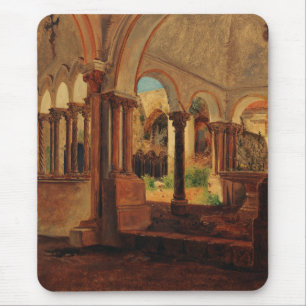 Verlassener Klosterhof Mousepad