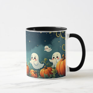 Verlassener Kürbisfeld Tasse