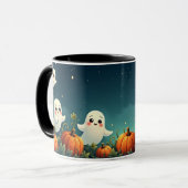 Verlassener Kürbisfeld Tasse (Vorderseite Links)