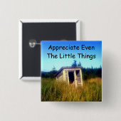 Verlassener Nebengebäude-Knopf Button (Vorne & Hinten)