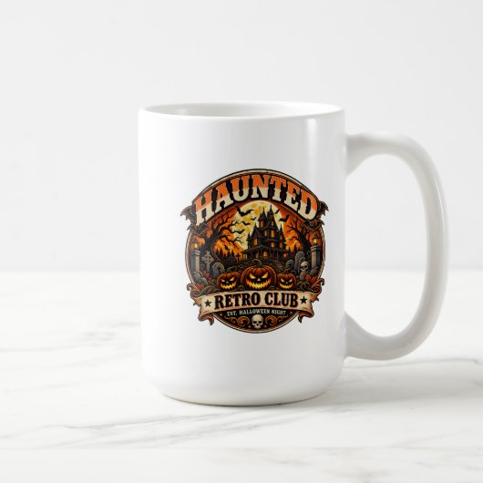 Verlassener Retro-Club Kaffeetasse (Rechts)