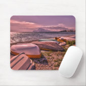 Verlassener Strand der Ruderboot-| L'Olla, Altea Mousepad (Mit Mouse)
