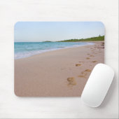 Verlassener tropischer Strand Mousepad (Mit Mouse)