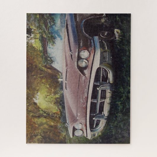 Verlassenes Auto Puzzle (Vertikal)