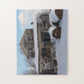 Verlassenes Bauernhof-Haus Puzzle (Vertikal)