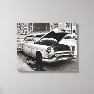 Verlassenes Car, 1964 Leinwanddruck