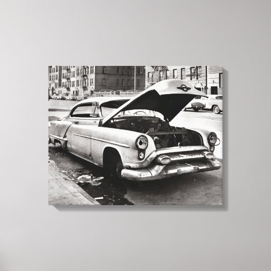 Verlassenes Car, 1964 Leinwanddruck (Vorderseite)